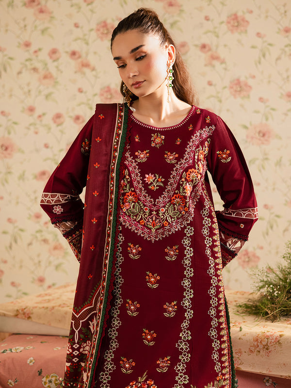 Mahnur | Kaia Slub Linen 25 | K - 12 | 3 PC LINEN - Official Mahnur stockist in UK - Sakeena London