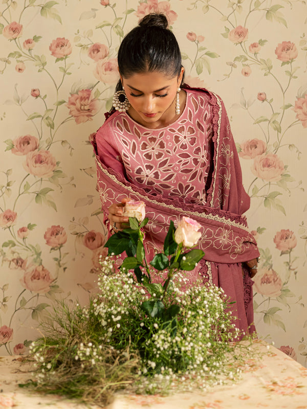 Mahnur | Kaia Slub Linen 25 | K - 13 | 3 PC LINEN - Official Mahnur stockist in UK - Sakeena London