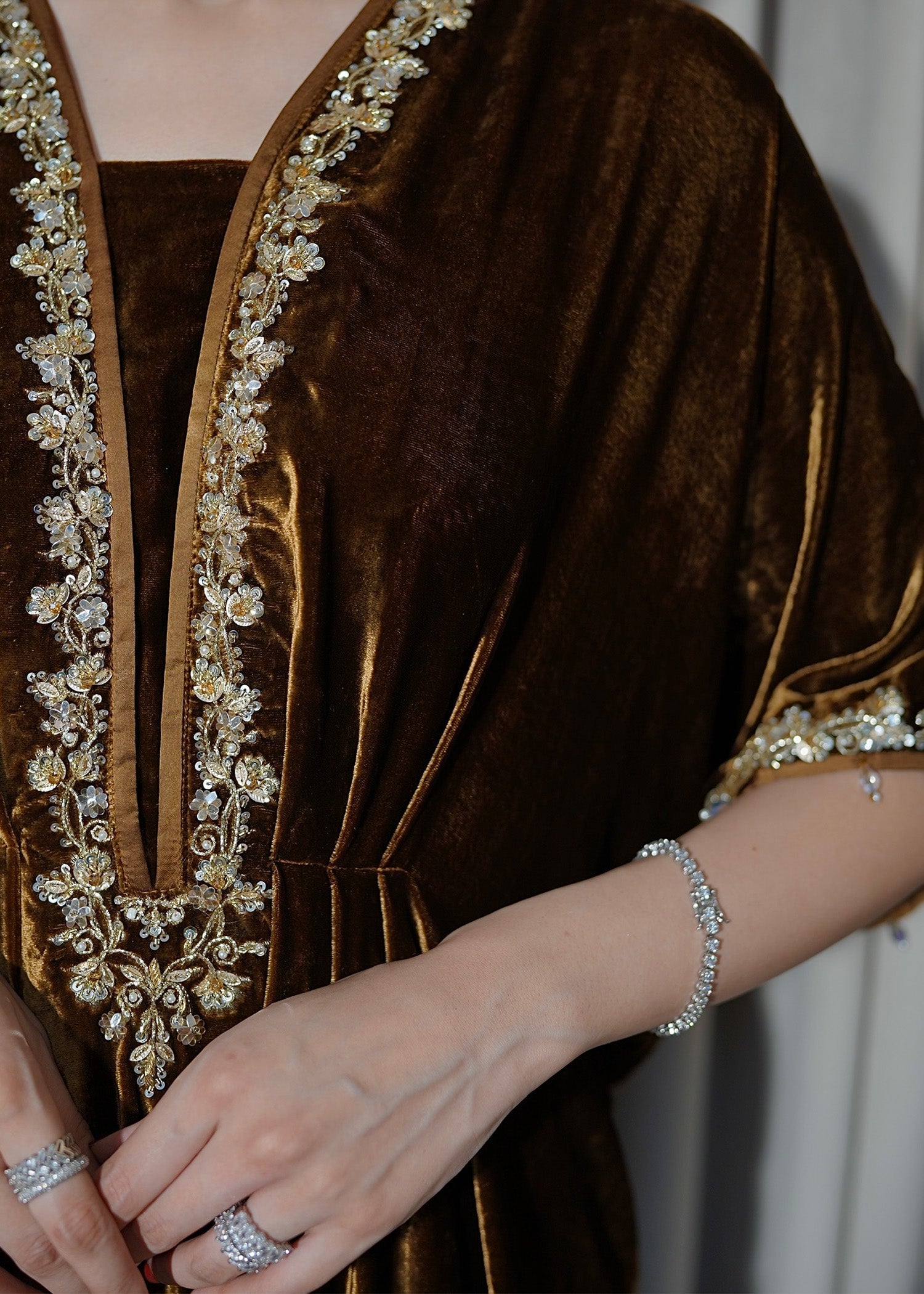 Mahum Asad | Voila Velvets | Topaz - Official Mahum Asad stockist in UK - Sakeena London