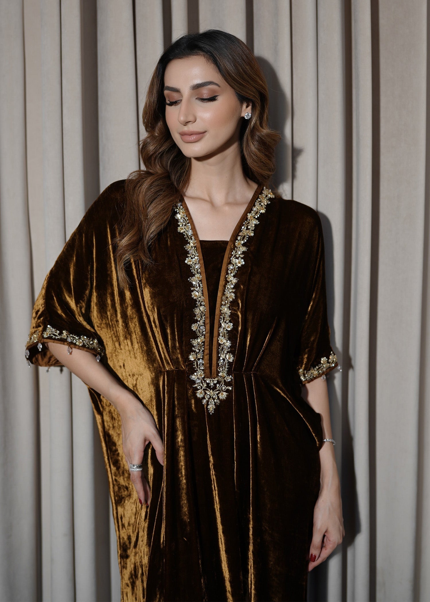 Mahum Asad | Voila Velvets | Topaz - Official Mahum Asad stockist in UK - Sakeena London