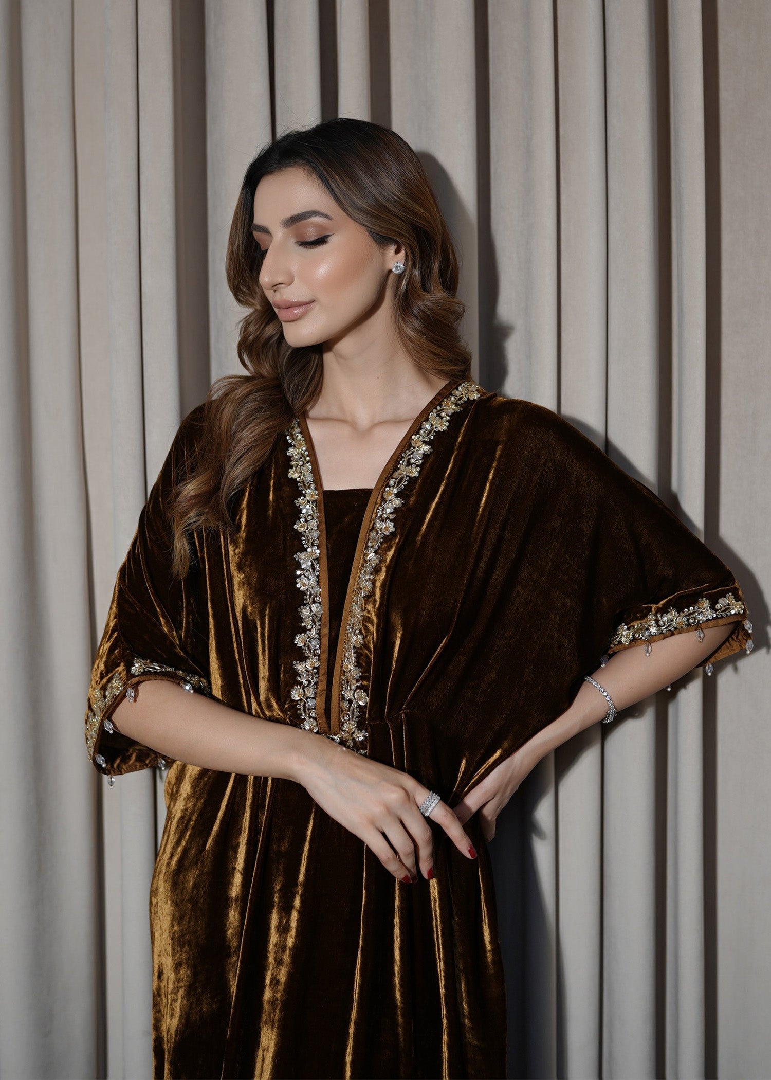 Mahum Asad | Voila Velvets | Topaz - Official Mahum Asad stockist in UK - Sakeena London