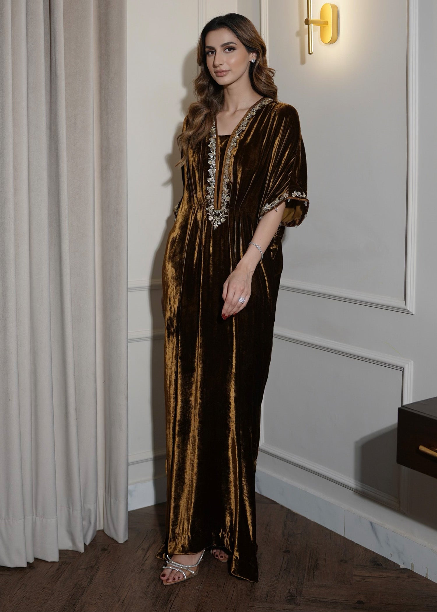 Mahum Asad | Voila Velvets | Topaz - Official Mahum Asad stockist in UK - Sakeena London
