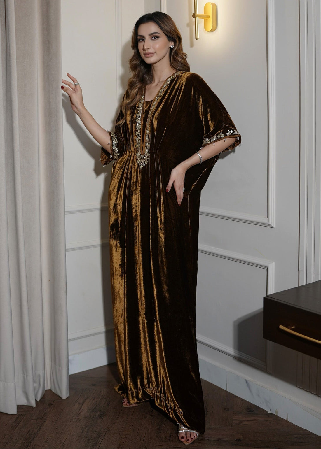 Mahum Asad | Voila Velvets | Topaz - Official Mahum Asad stockist in UK - Sakeena London