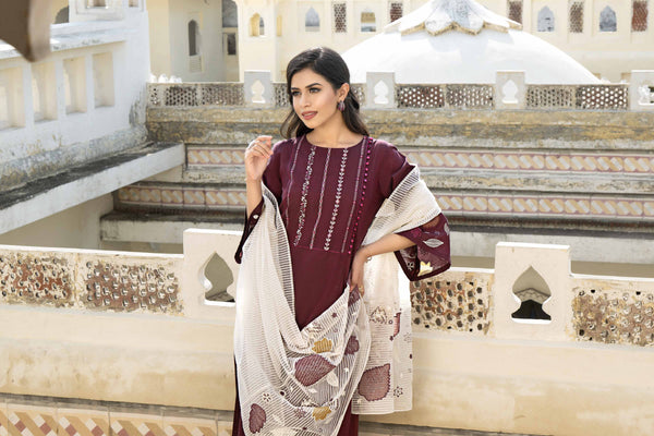 Nishat | Luxury Pret | KFE24-90 - Official Nishat stockist in UK - Sakeena London