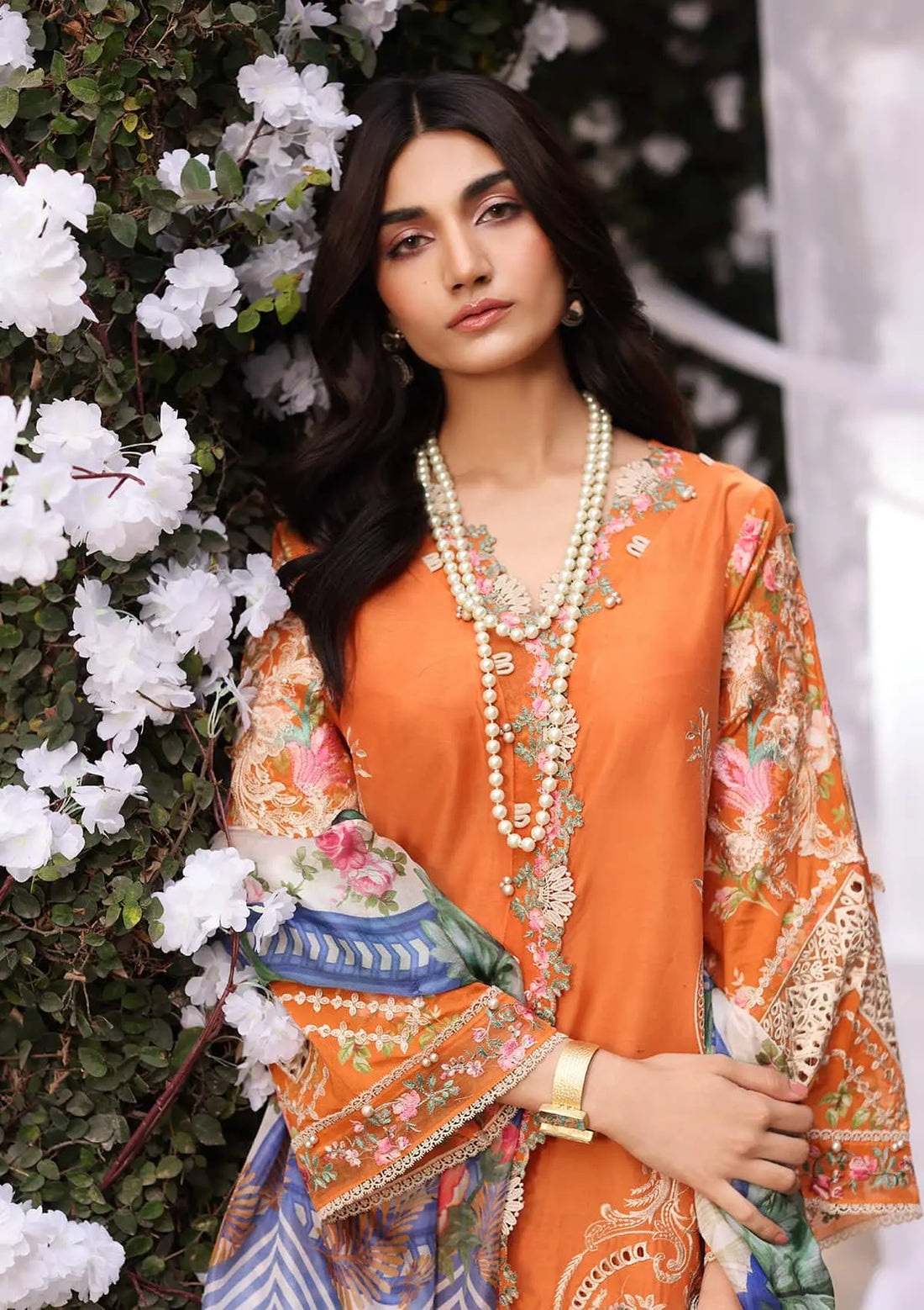 Kahf Premium | Festive Lawn 24 | KFL-10 MAYA - Official Khaf Premium stockist in UK - Sakeena London