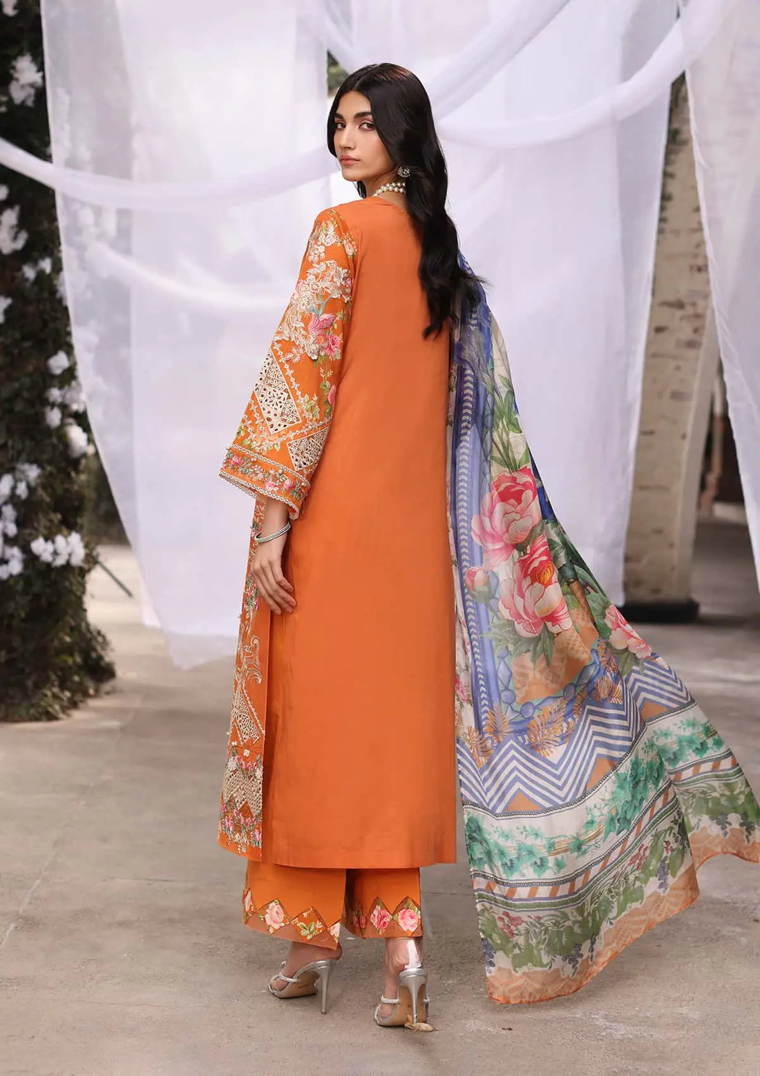 Kahf Premium | Festive Lawn 24 | KFL-10 MAYA - Official Khaf Premium stockist in UK - Sakeena London