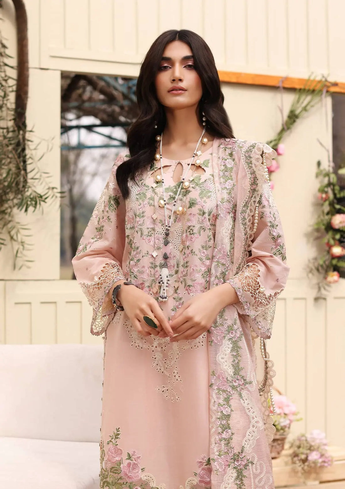 Kahf Premium | Festive Lawn 24 | KFL-09B NORA - Official Kahf Premium stockist in UK - Sakeena London