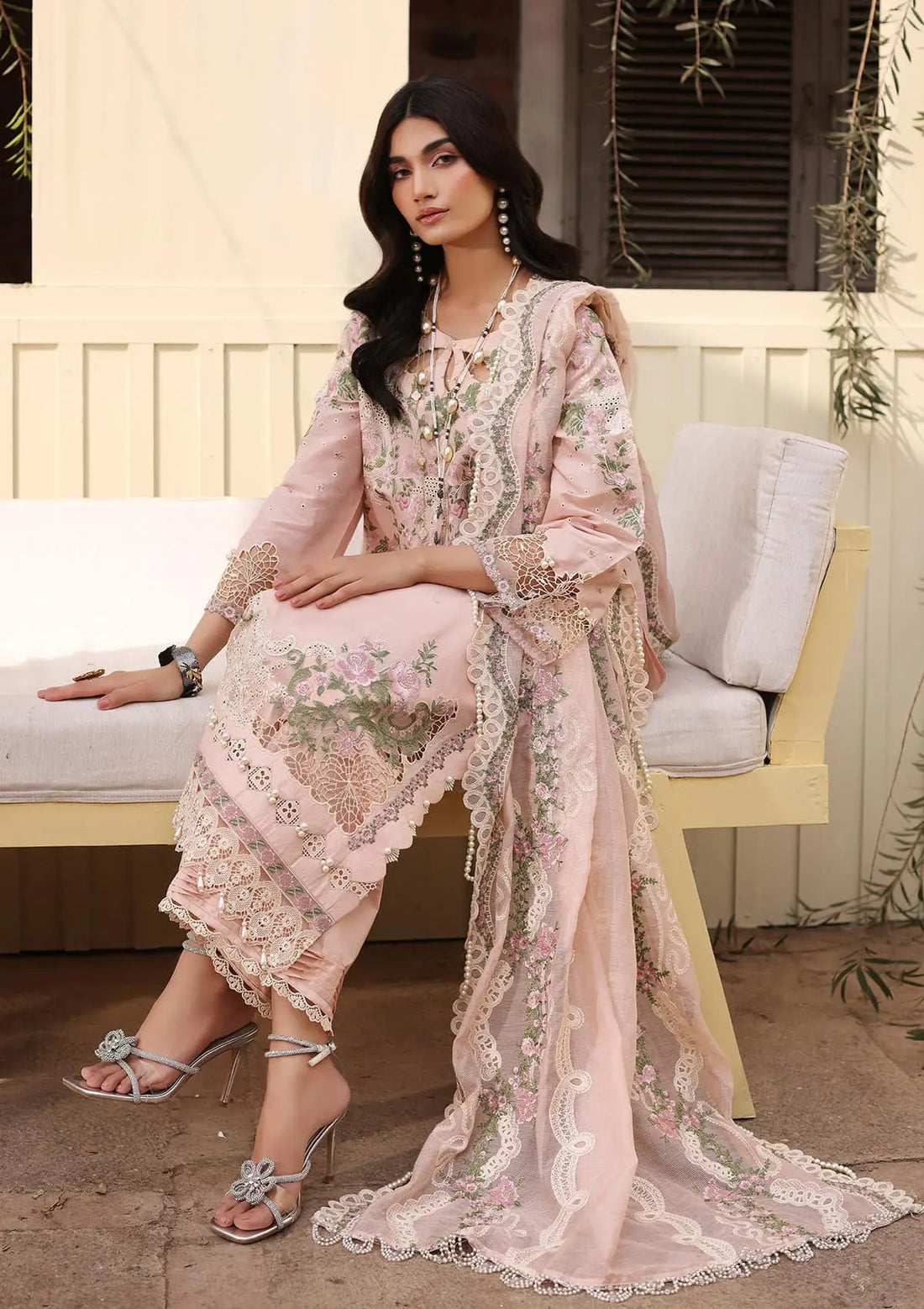 Kahf Premium | Festive Lawn 24 | KFL-09B NORA - Official Kahf Premium stockist in UK - Sakeena London