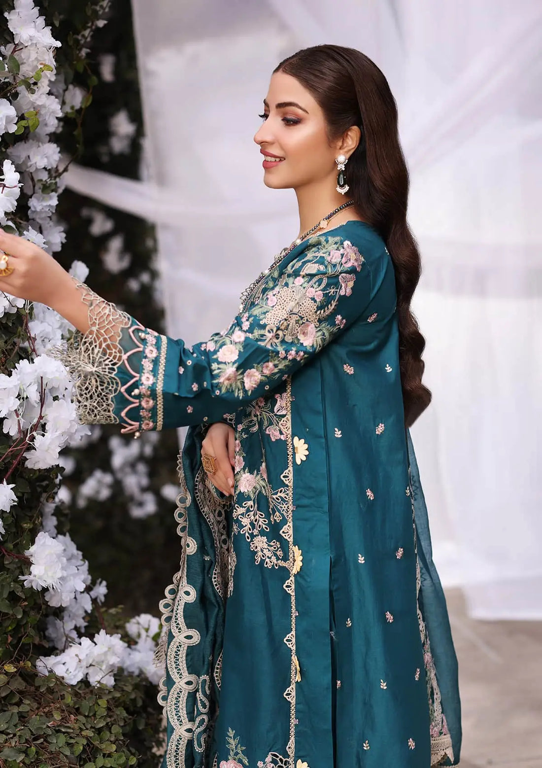 Kahf Premium | Festive Lawn 24 | KFL-09A BANO - Official Kahf Premium stockist in UK - Sakeena London