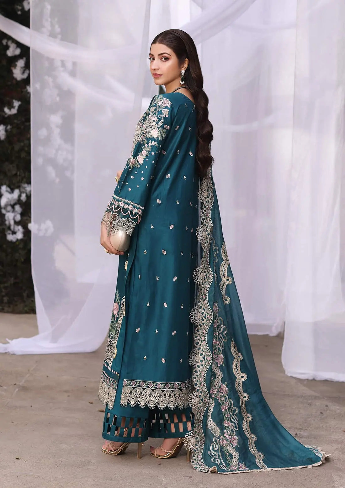 Kahf Premium | Festive Lawn 24 | KFL-09A BANO - Official Kahf Premium stockist in UK - Sakeena London
