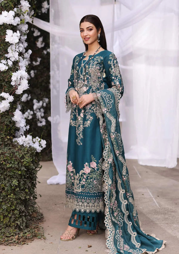 Kahf Premium | Festive Lawn 24 | KFL-09A BANO - Official Kahf Premium stockist in UK - Sakeena London