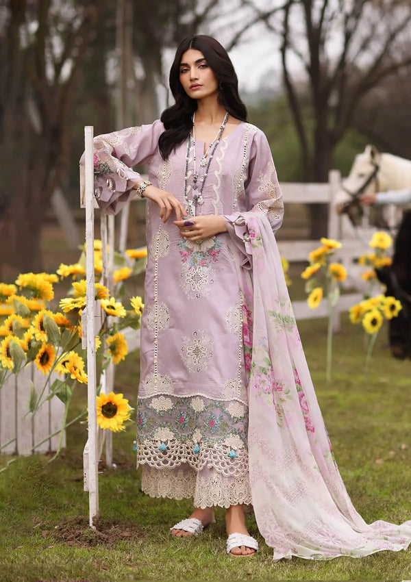 Kahf Premium | Festive Lawn 24 | KFL-08B ELAYA - Official Khaf Premium stockist in UK - Sakeena London