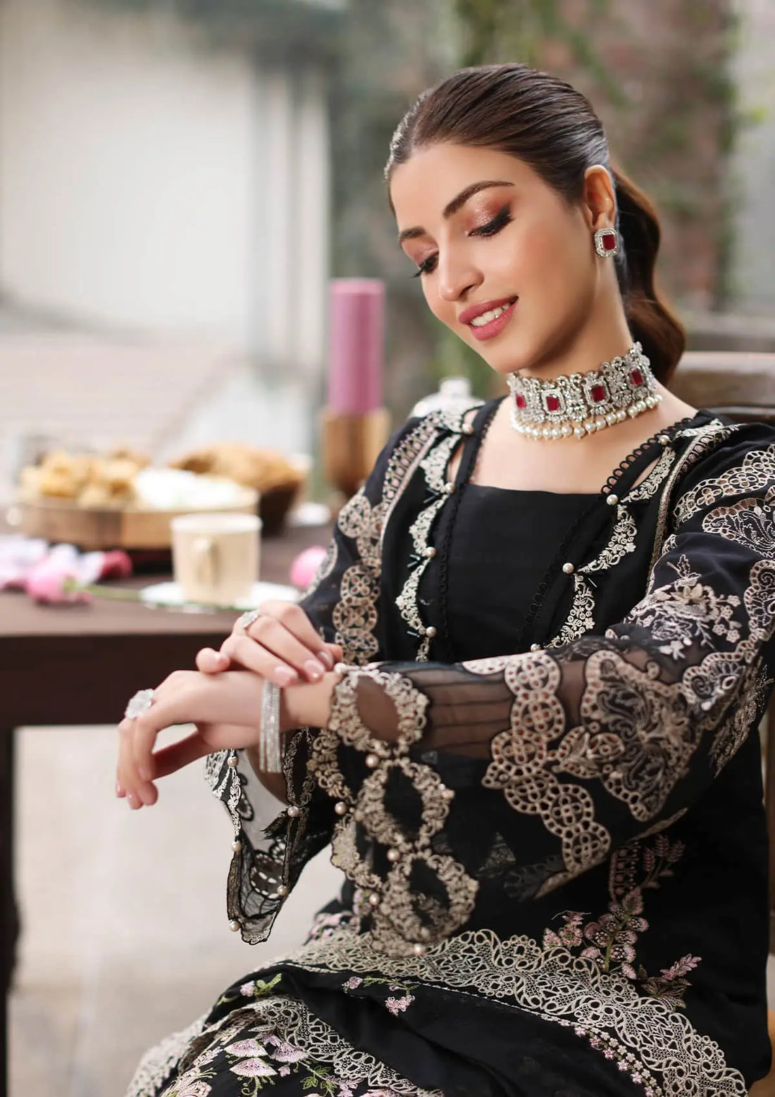 Kahf Premium | Festive Lawn 24 | KFL-06 NOOR - Official Kahf Premium stockist in UK - Sakeena London