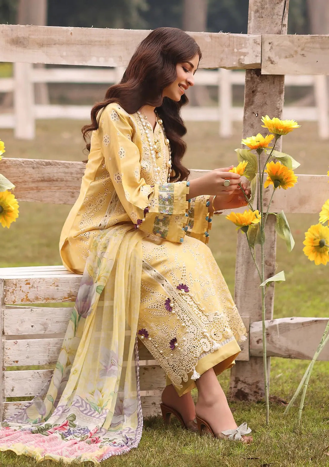 Kahf Premium | Festive Lawn 24 | KFL-05 SAHAR - Official Kahf Premium stockist in UK - Sakeena London