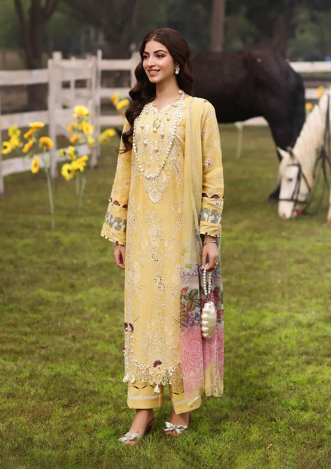 Kahf Premium | Festive Lawn 24 | KFL-05 SAHAR - Official Kahf Premium stockist in UK - Sakeena London