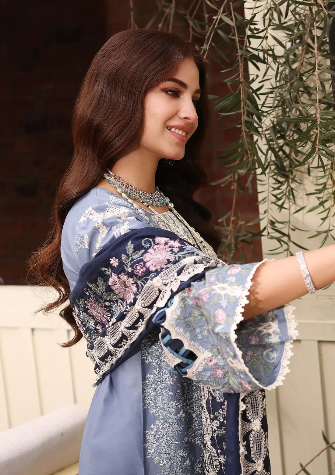 Kahf Premium | Festive Lawn 24 | KFL-04 KINZA - Official Kahf Premium stockist in UK - Sakeena London