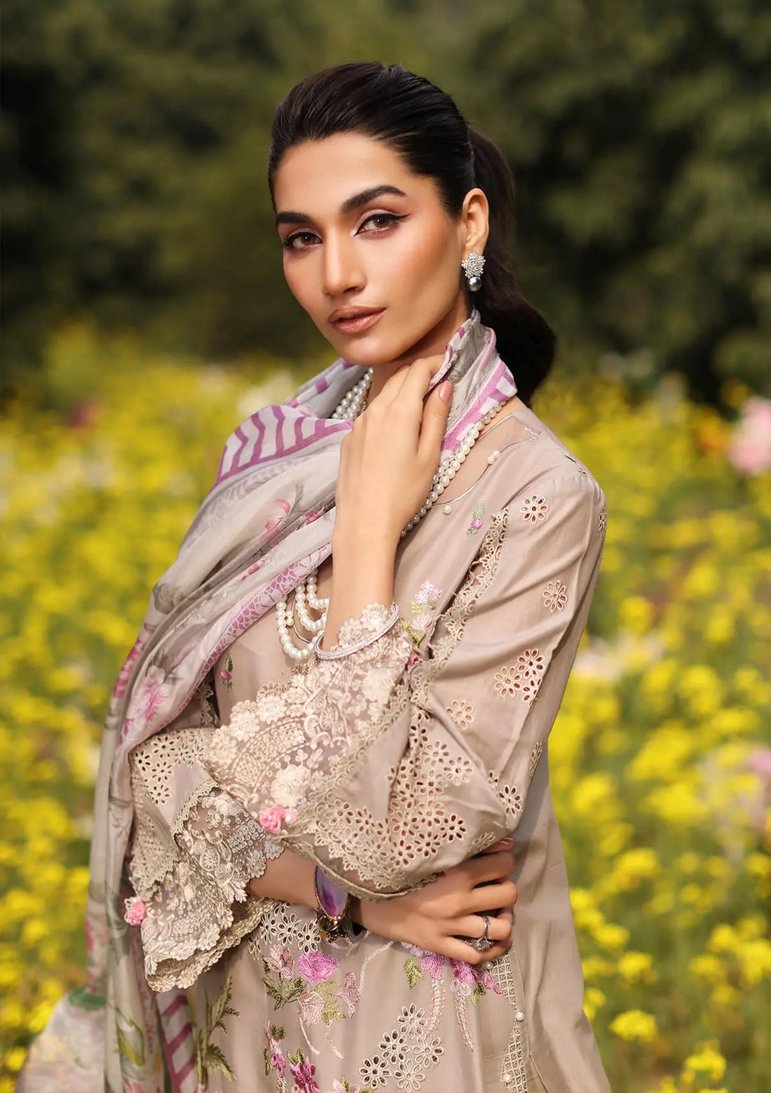Kahf Premium | Festive Lawn 24 | KFL-12 HEER - Official Kahf Premium stockist in UK - Sakeena London