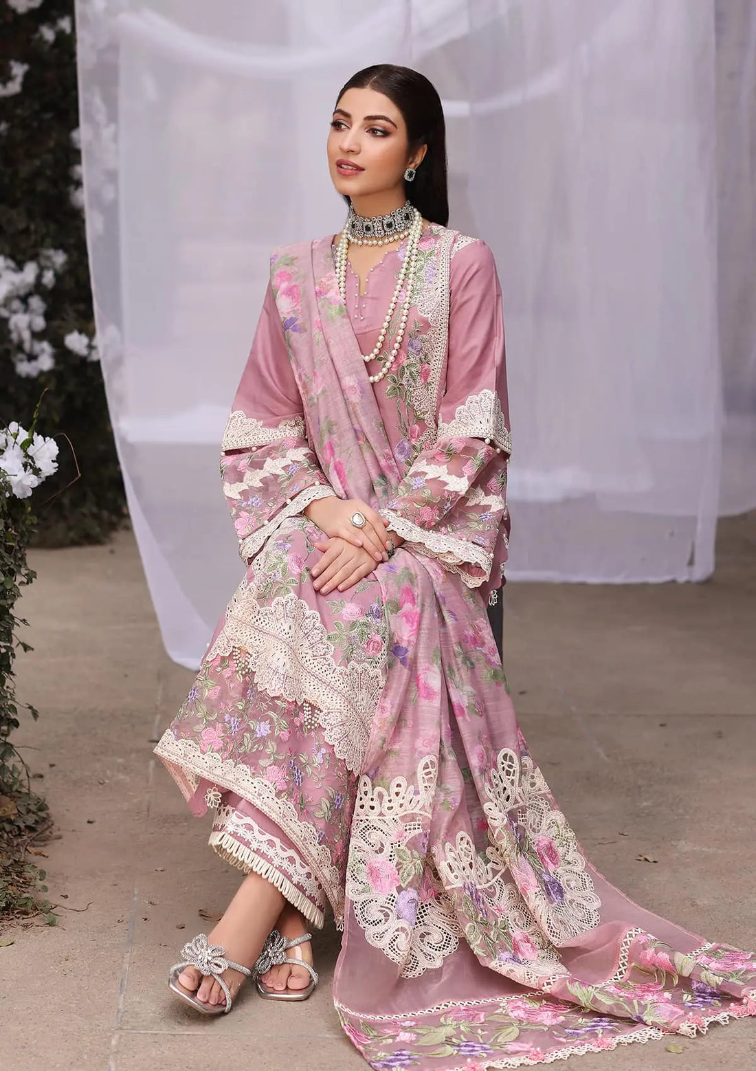Kahf Premium | Festive Lawn 24 | KFL-03 SASSI - Official Kahf Premium stockist in UK - Sakeena London