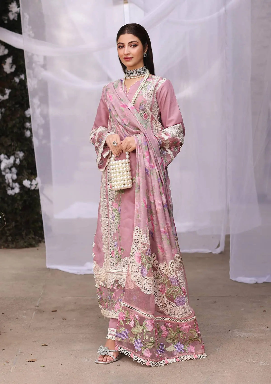 Kahf Premium | Festive Lawn 24 | KFL-03 SASSI - Official Kahf Premium stockist in UK - Sakeena London