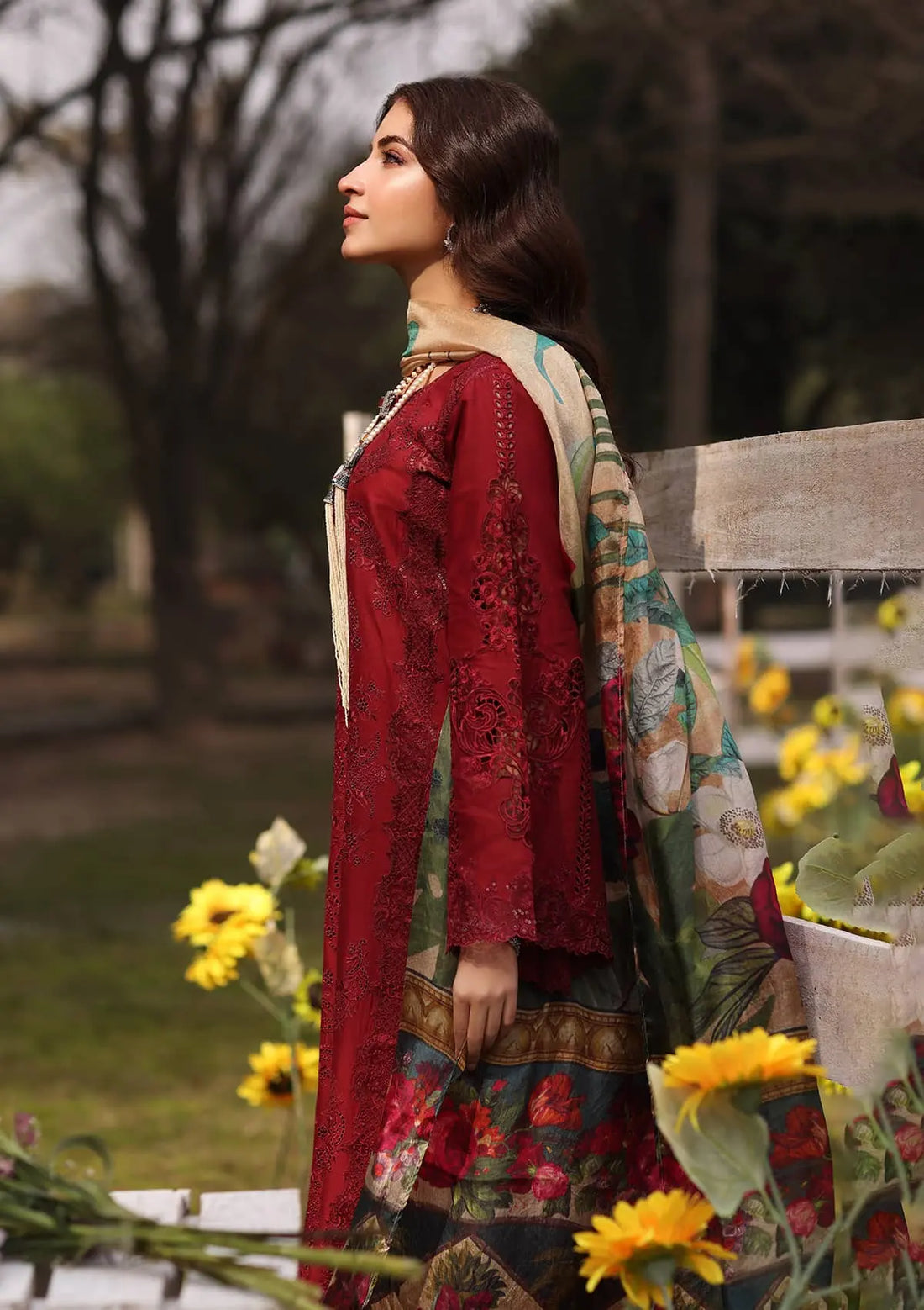 Kahf Premium | Festive Lawn 24 | KFL-02 ALORA - Official Kahf Premium stockist in UK - Sakeena London