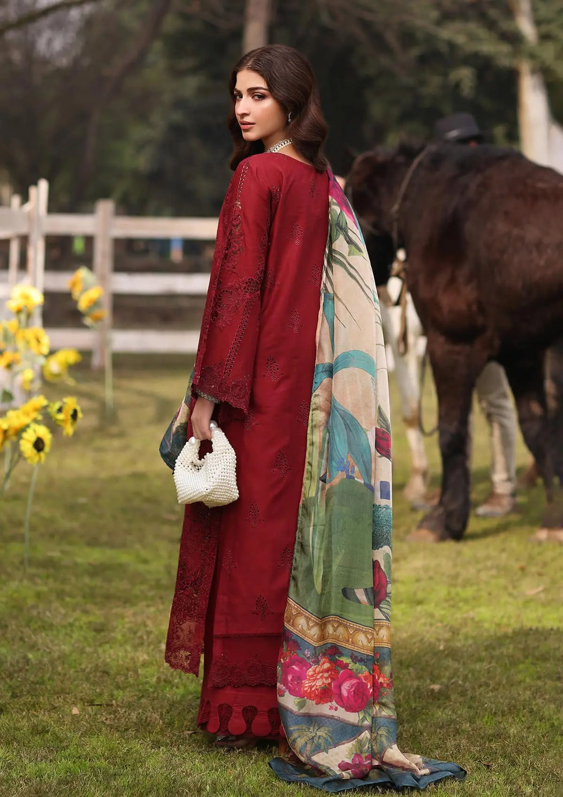 Kahf Premium | Festive Lawn 24 | KFL-02 ALORA - Official Kahf Premium stockist in UK - Sakeena London
