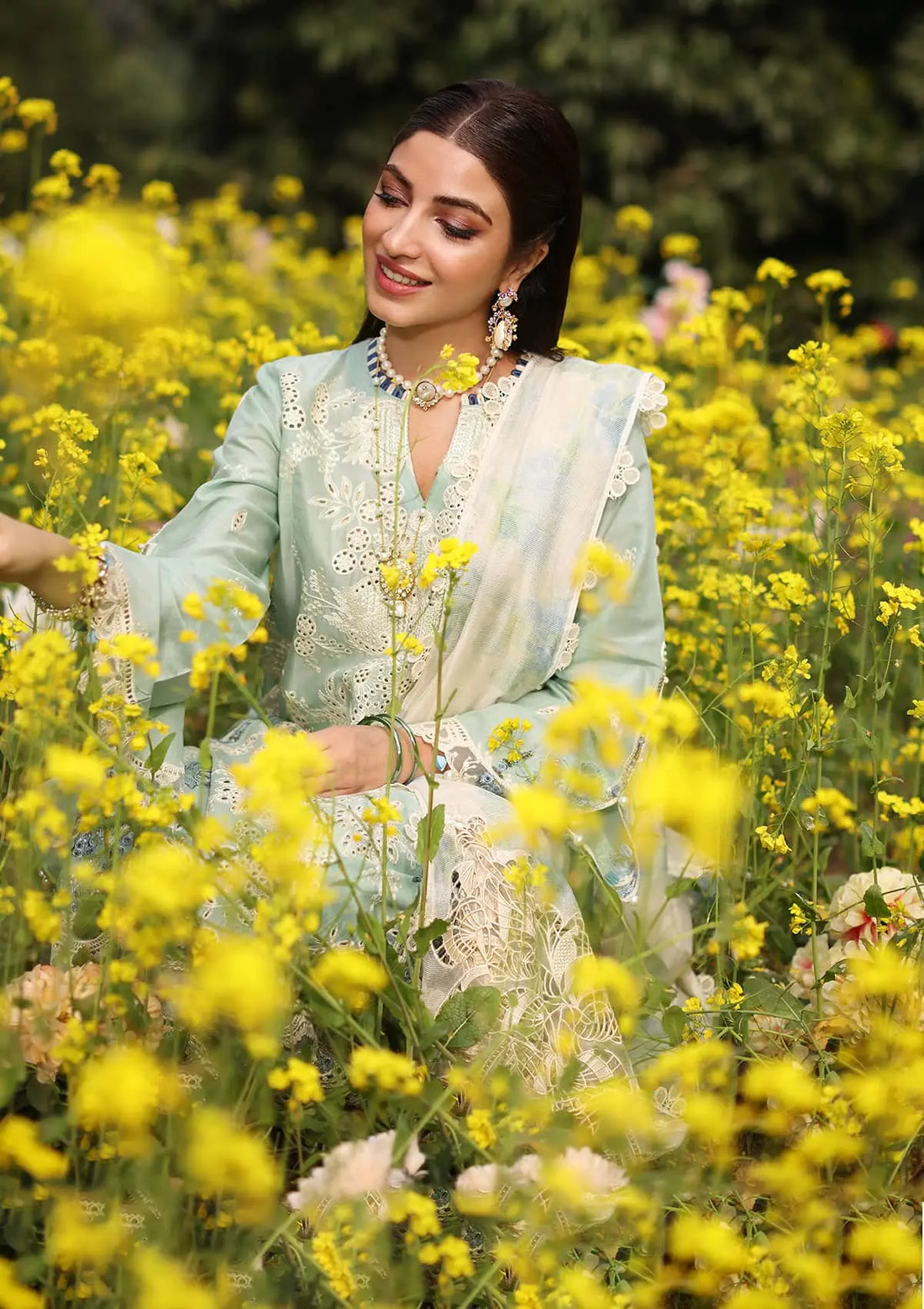 Kahf Premium | Festive Lawn 24 | KFL-01 TABIR - Official Kahf Premium stockist in UK - Sakeena London