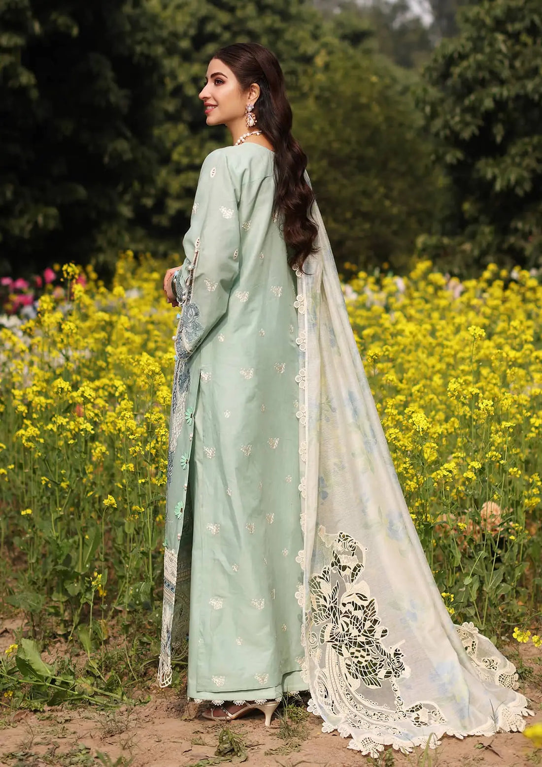 Kahf Premium | Festive Lawn 24 | KFL-01 TABIR - Official Kahf Premium stockist in UK - Sakeena London
