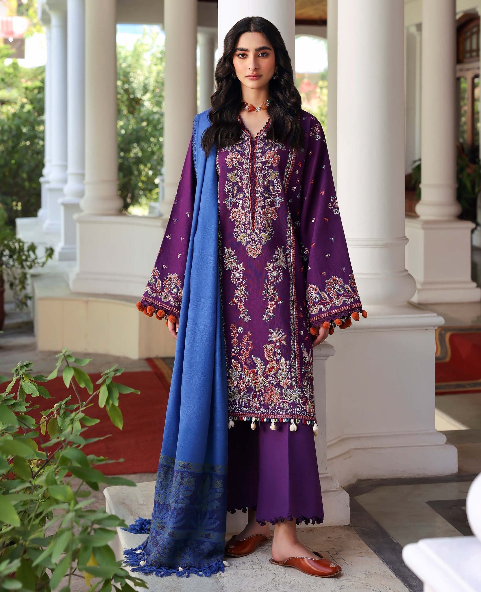 Republic Womenswear | Amaris Luxury Shawl 25 | Kaia - Official Republic Womenswear stockist in UK - Sakeena London