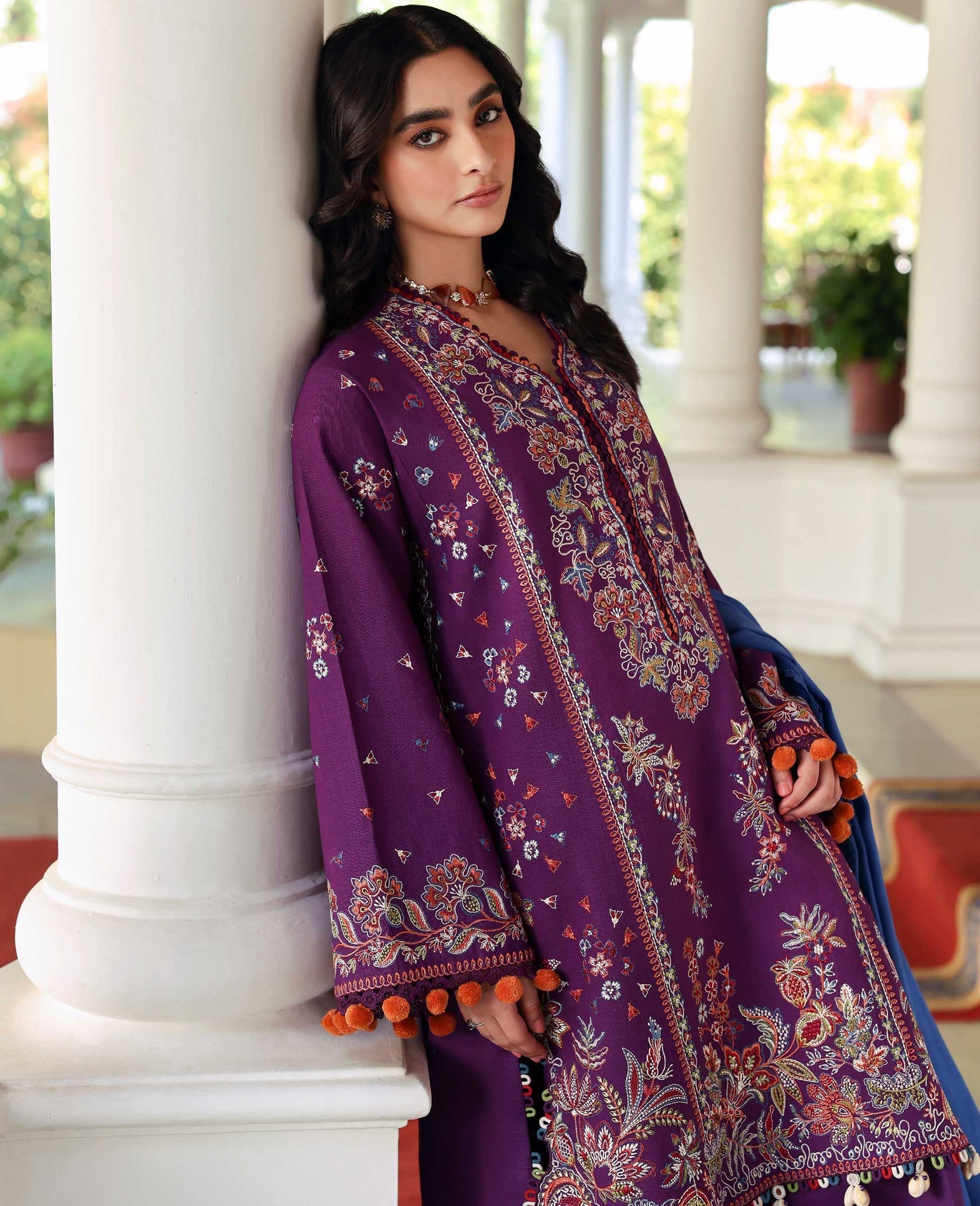 Republic Womenswear | Amaris Luxury Shawl 25 | Kaia - Official Republic Womenswear stockist in UK - Sakeena London