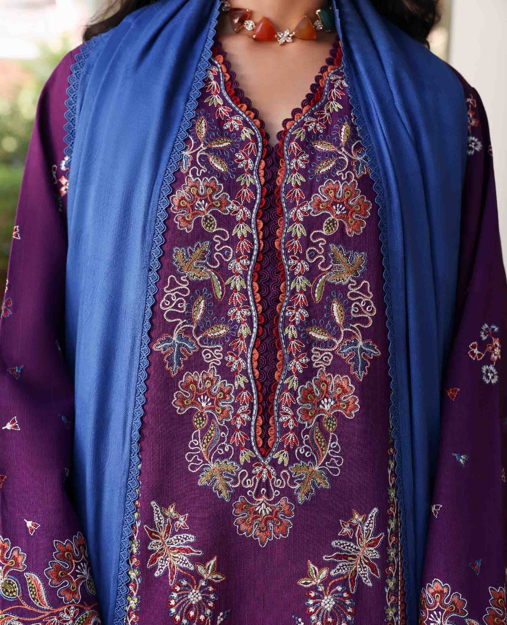 Republic Womenswear | Amaris Luxury Shawl 25 | Kaia - Official Republic Womenswear stockist in UK - Sakeena London
