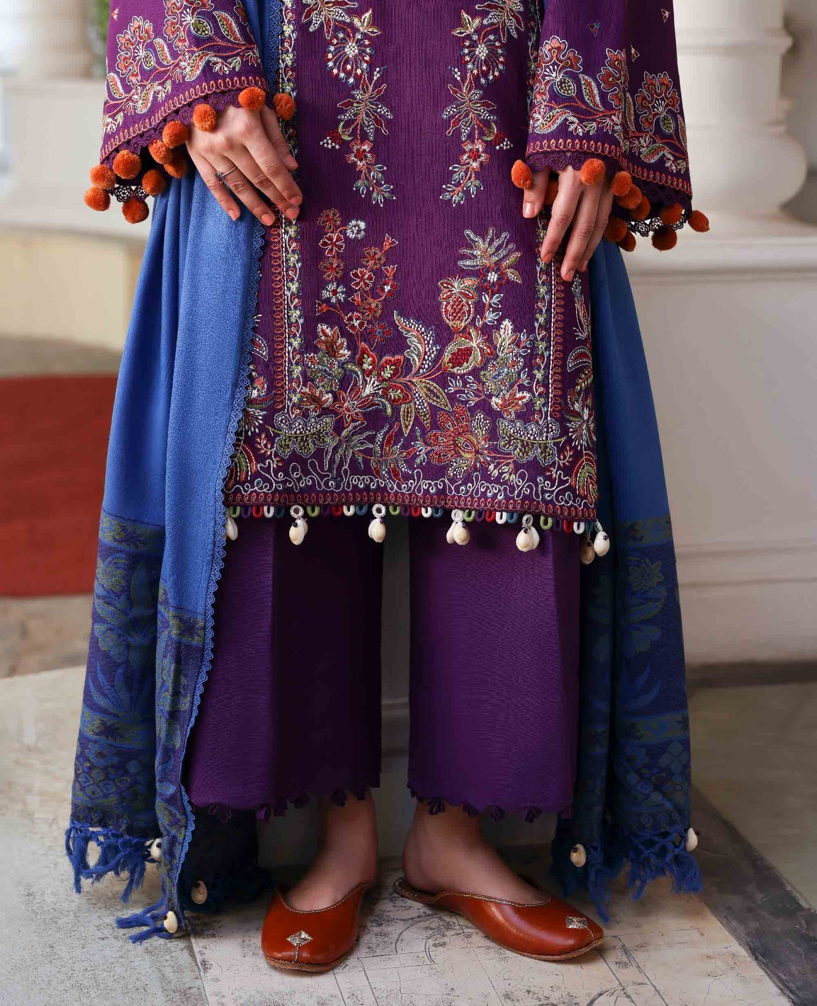 Republic Womenswear | Amaris Luxury Shawl 25 | Kaia - Official Republic Womenswear stockist in UK - Sakeena London