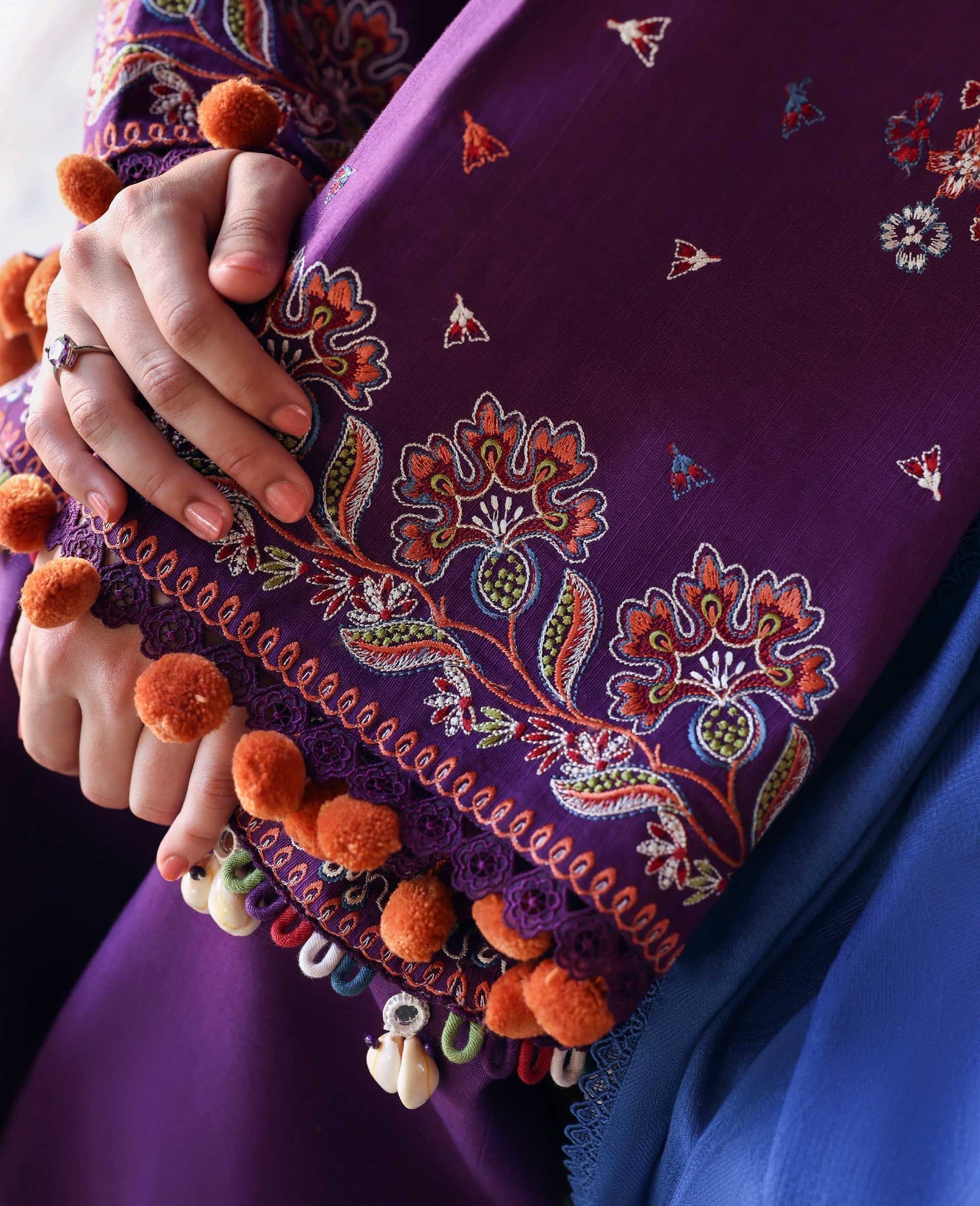 Republic Womenswear | Amaris Luxury Shawl 25 | Kaia - Official Republic Womenswear stockist in UK - Sakeena London