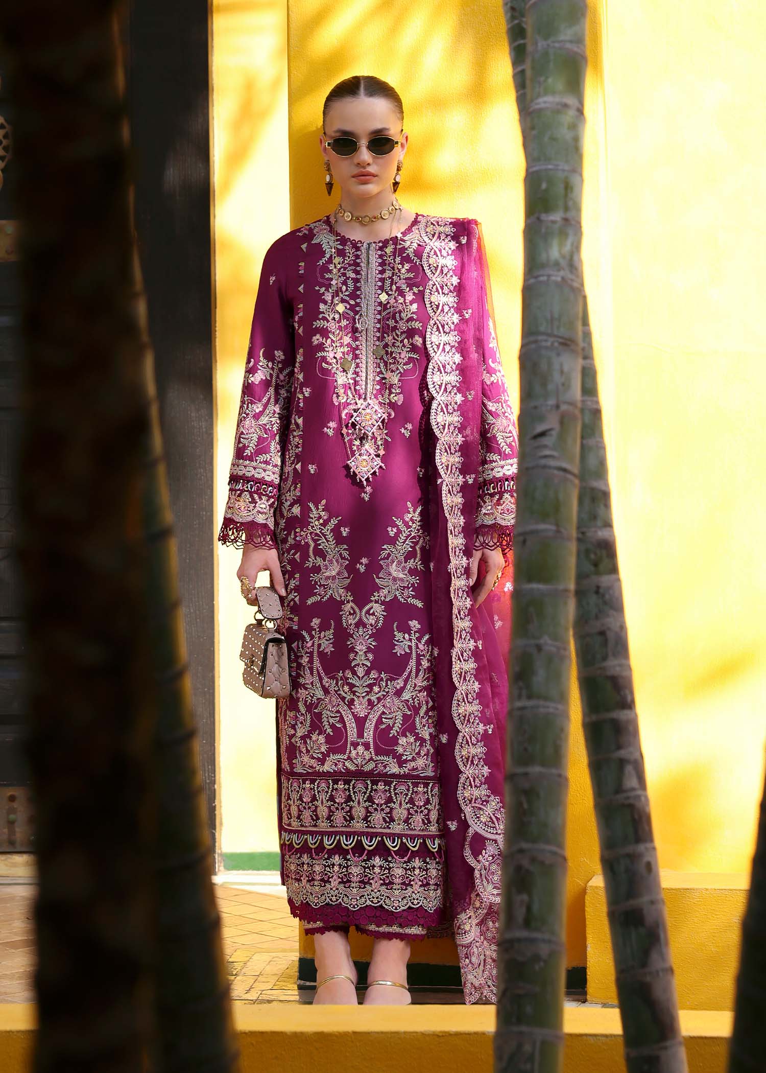 Kanwal Malik | Elysia Luxury Lawn 25 | Lavena - Official Kanwal Malik stockist in UK - Sakeena London