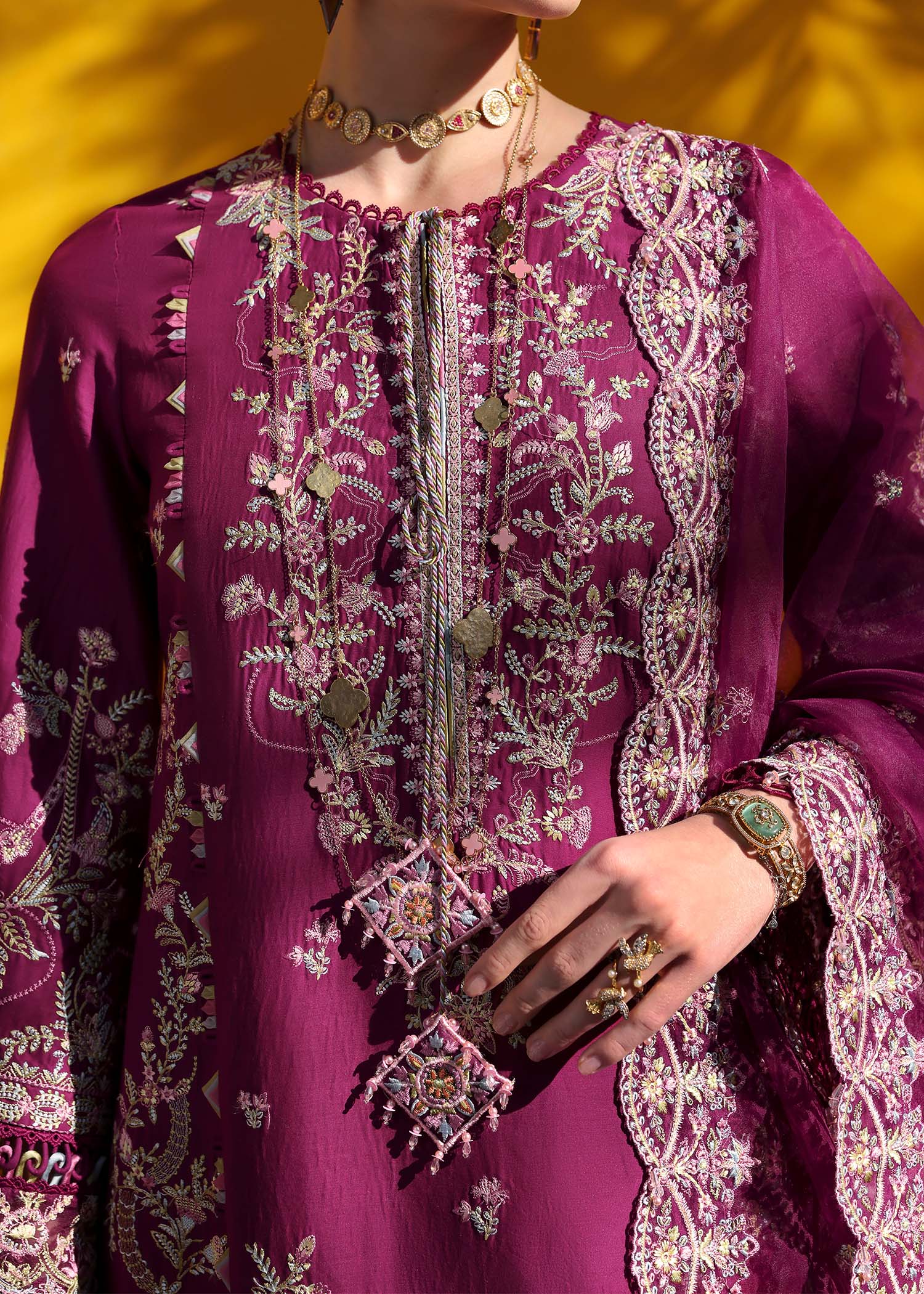 Kanwal Malik | Elysia Luxury Lawn 25 | Lavena - Official Kanwal Malik stockist in UK - Sakeena London