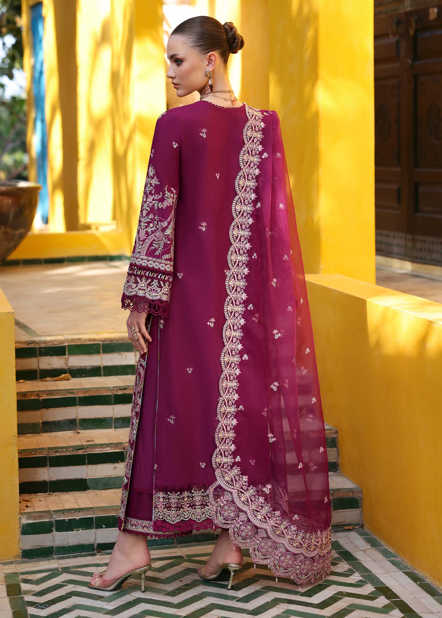 Kanwal Malik | Elysia Luxury Lawn 25 | Lavena - Official Kanwal Malik stockist in UK - Sakeena London