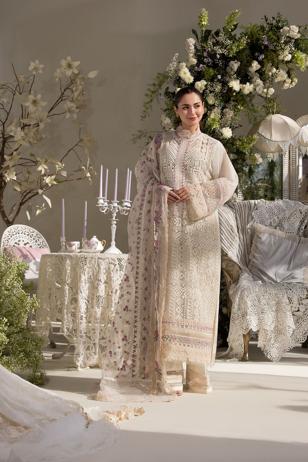 Sobia Nazir | Luxury Lawn 25 | 11B - Official Sobia Nazir stockist in UK - Sakeena London