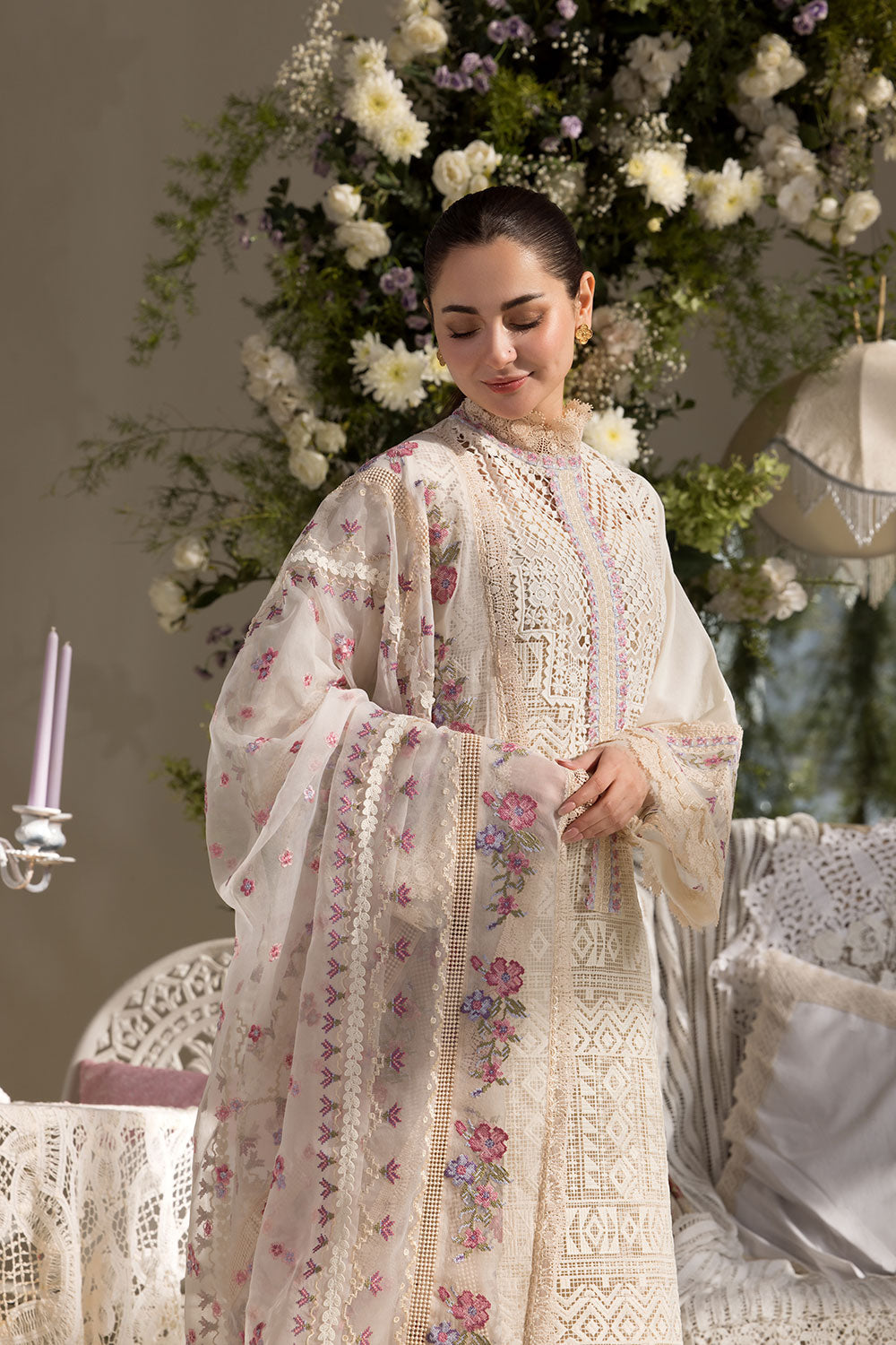 Sobia Nazir | Luxury Lawn 25 | 11B - Official Sobia Nazir stockist in UK - Sakeena London