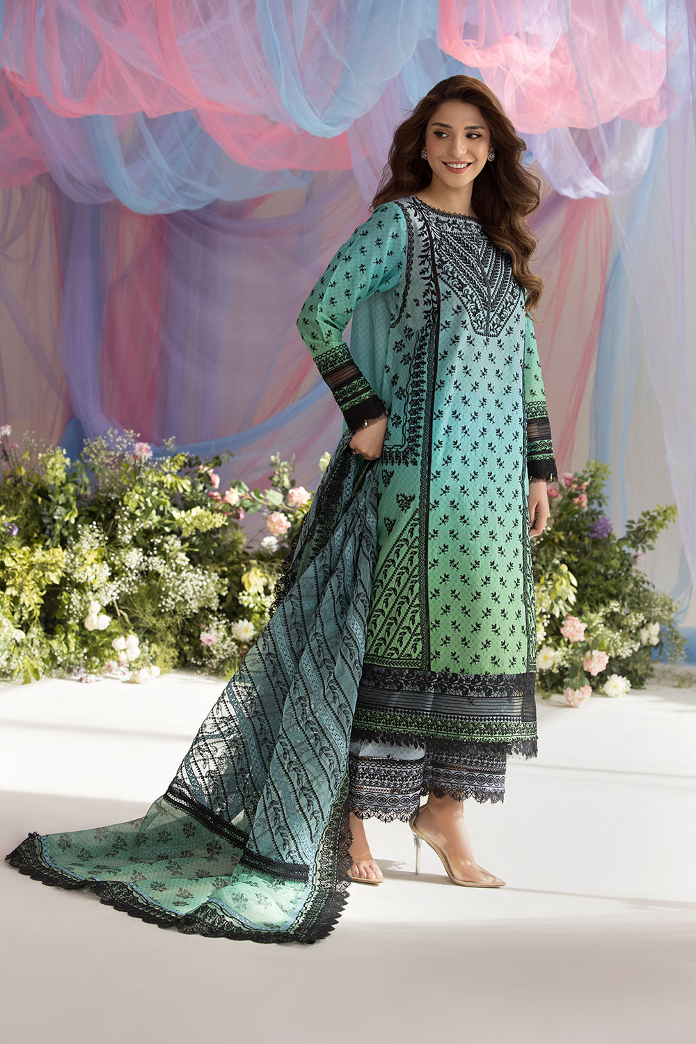 Sobia Nazir | Luxury Lawn 25 | 12A - Official Sobia Nazir stockist in UK - Sakeena London