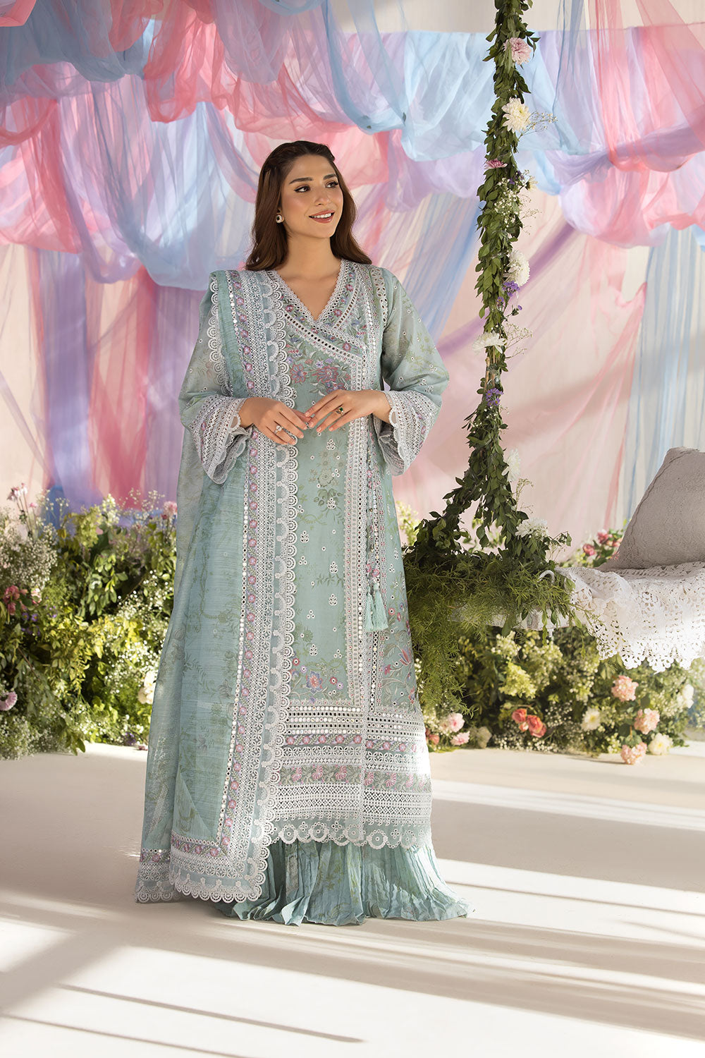 Sobia Nazir | Luxury Lawn 25 | 13A - Official Sobia Nazir stockist in UK - Sakeena London
