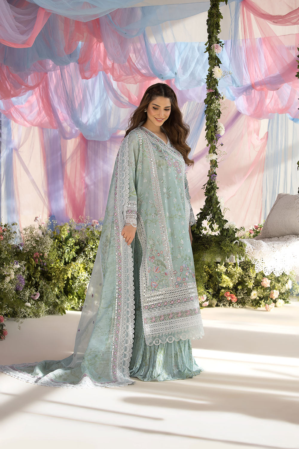 Sobia Nazir | Luxury Lawn 25 | 13A - Official Sobia Nazir stockist in UK - Sakeena London