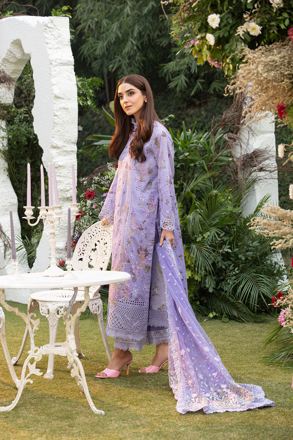 Sobia Nazir | Luxury Lawn 25 | 15A - Official Sobia Nazir stockist in UK - Sakeena London