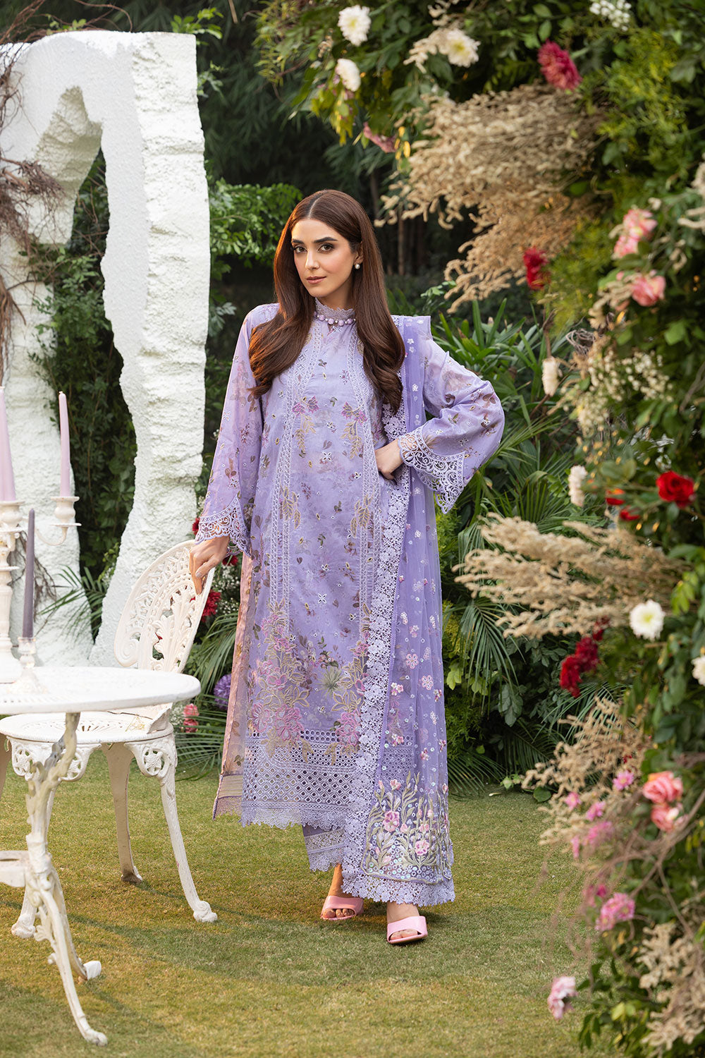 Sobia Nazir | Luxury Lawn 25 | 15A - Official Sobia Nazir stockist in UK - Sakeena London