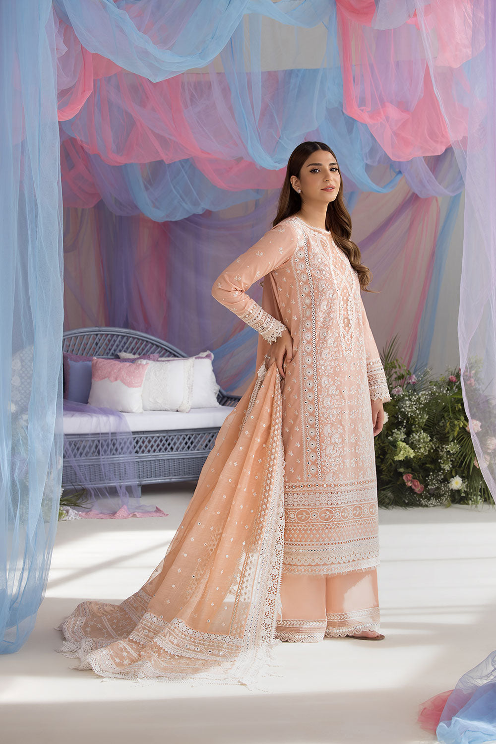 Sobia Nazir | Luxury Lawn 25 | 9B - Official Sobia Nazir stockist in UK - Sakeena London