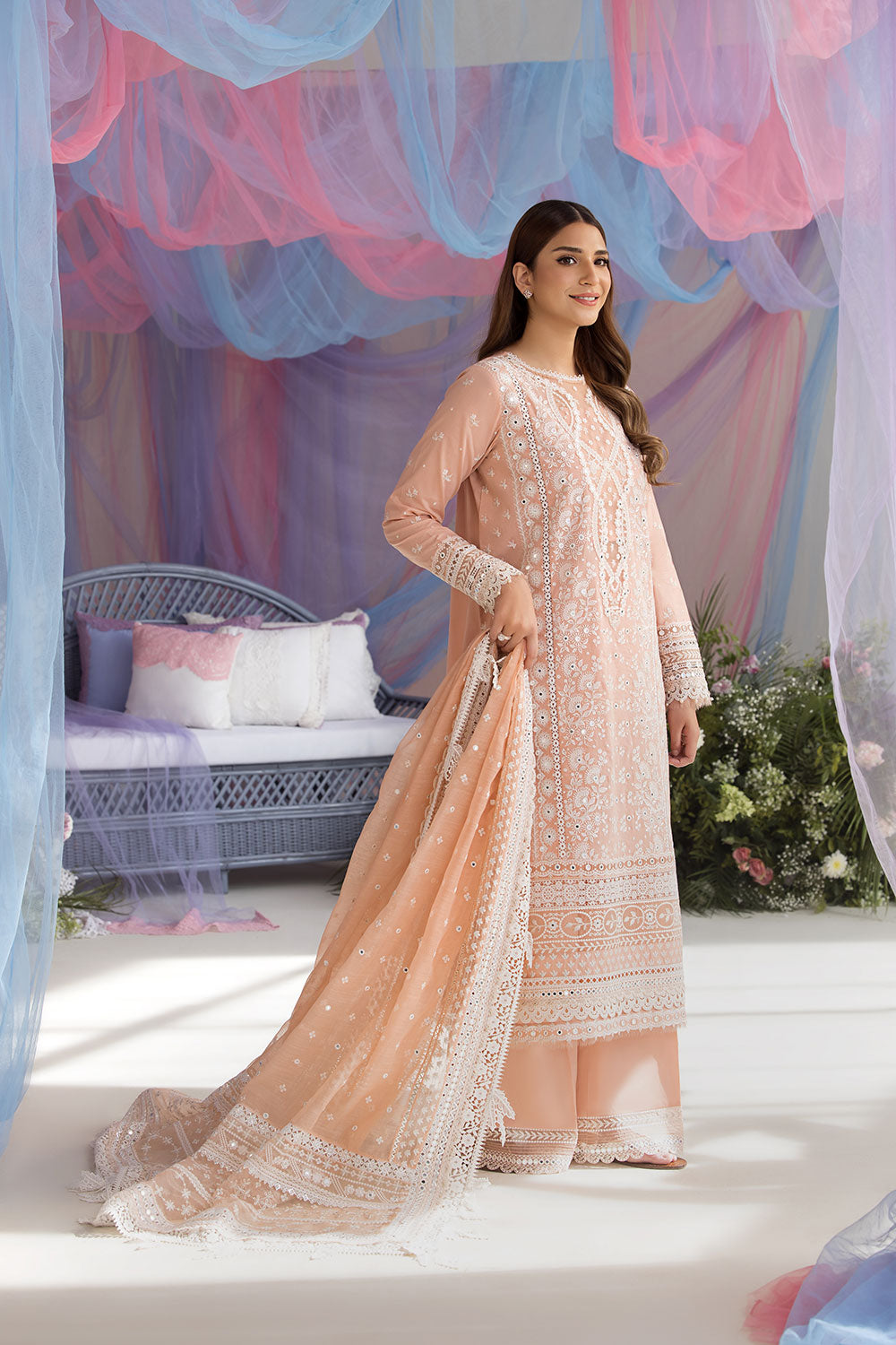 Sobia Nazir | Luxury Lawn 25 | 9B - Official Sobia Nazir stockist in UK - Sakeena London