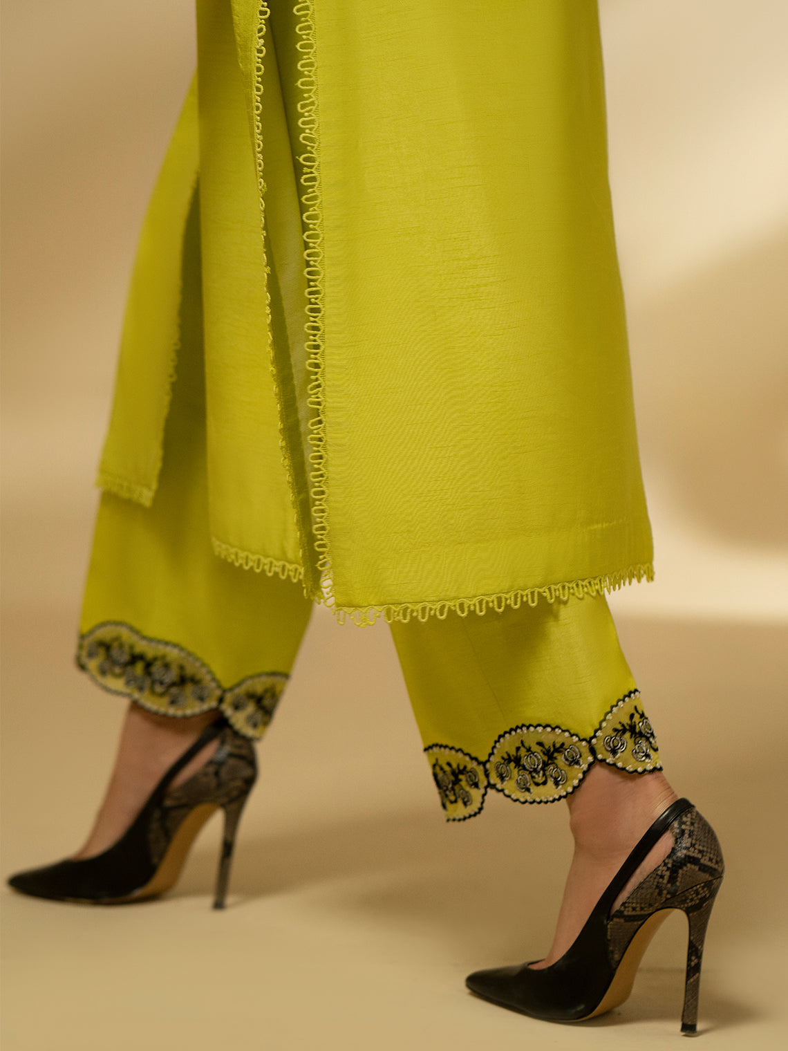 Fozia Khalid | Eid Edit 24 | Lime Zest - Official Fozia Khalid stockist in UK - Sakeena London