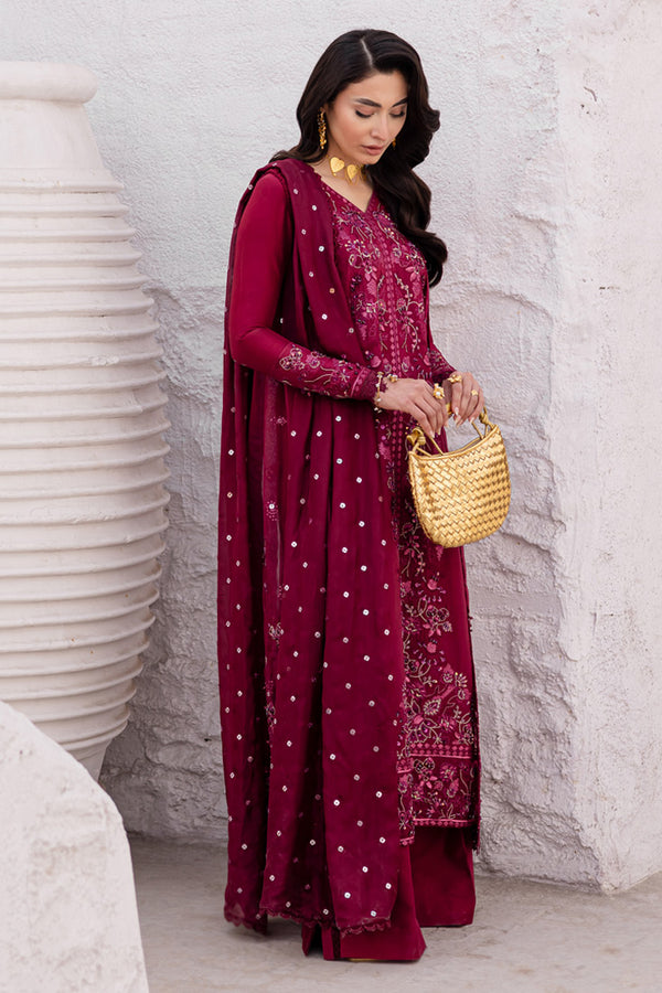 Marjjan | Elyna Lawn | LENI MP-46 (MAGENTA) - Official Marjjan stockist in UK - Sakeena London