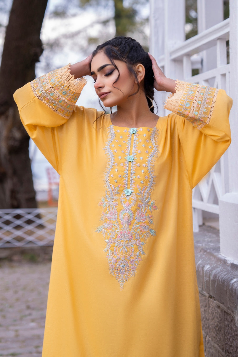 Ittehad | Embroidered Lawn | I-20 - Official Ittehad stockist in UK - Sakeena London
