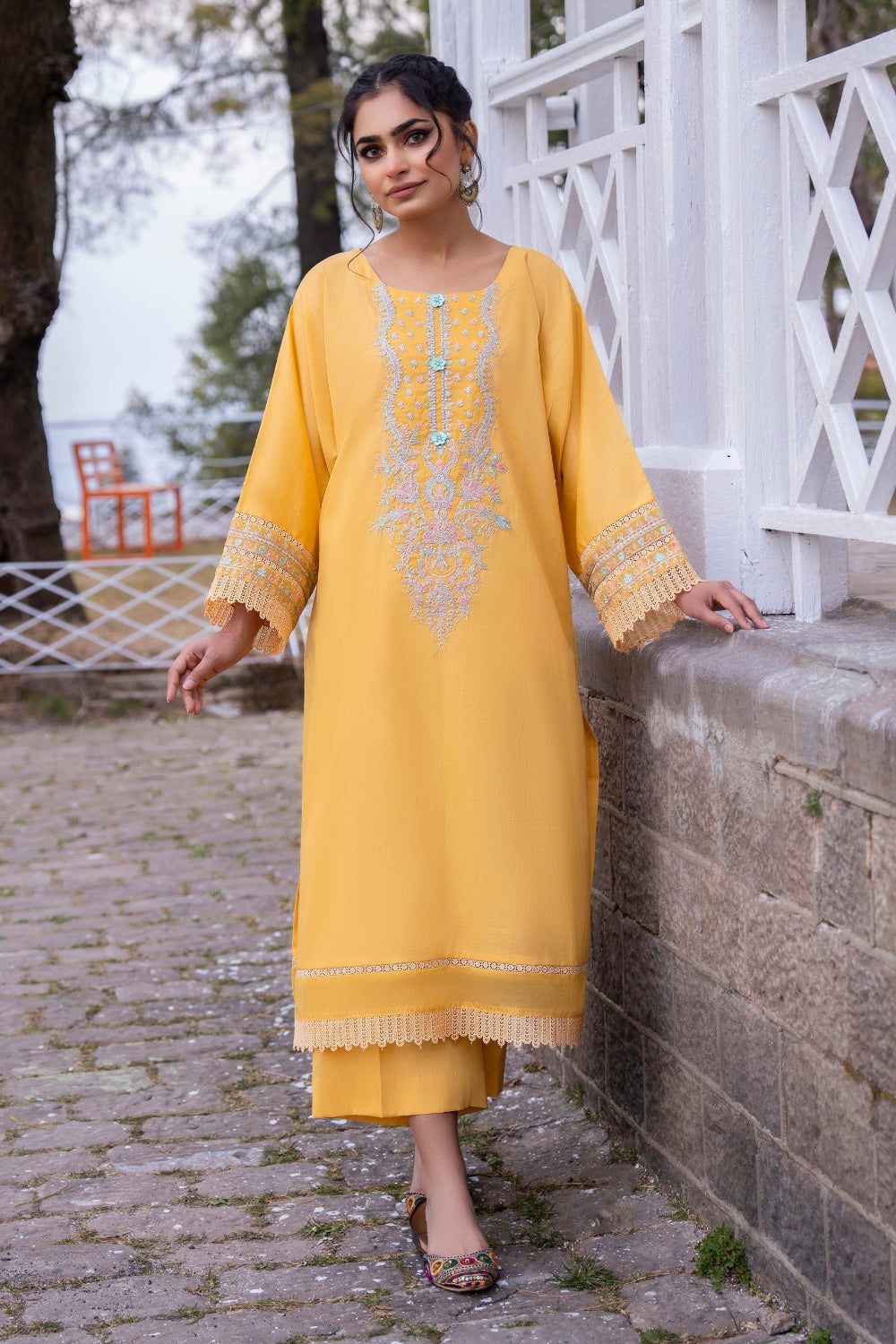 Ittehad | Embroidered Lawn | I-20 - Official Ittehad stockist in UK - Sakeena London