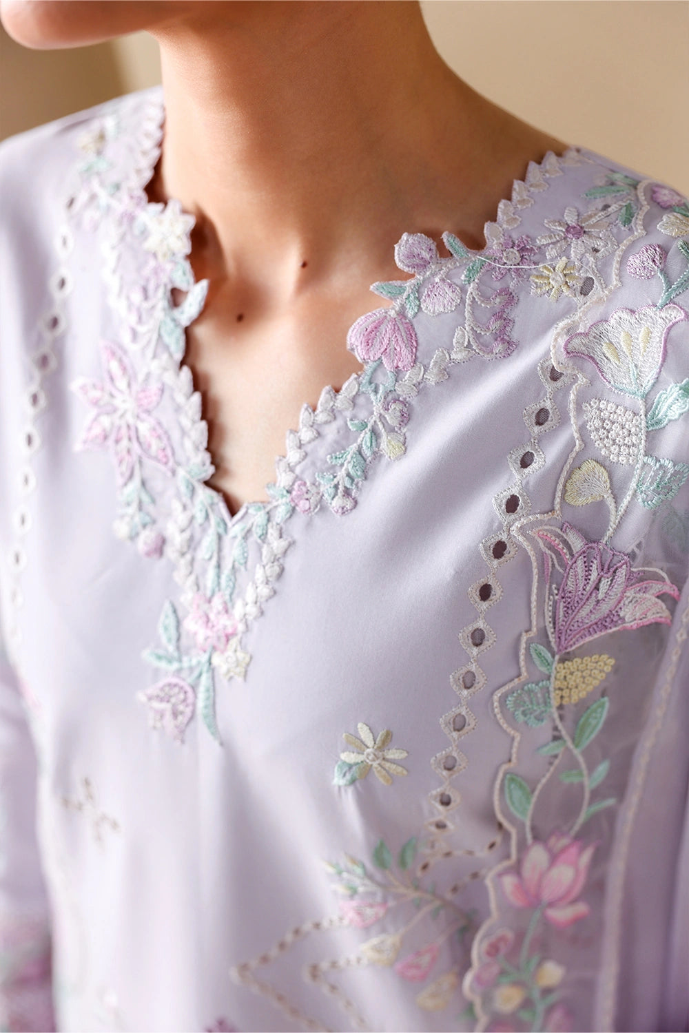 Azure | Luxury Lawn 26 | Lily Meadow