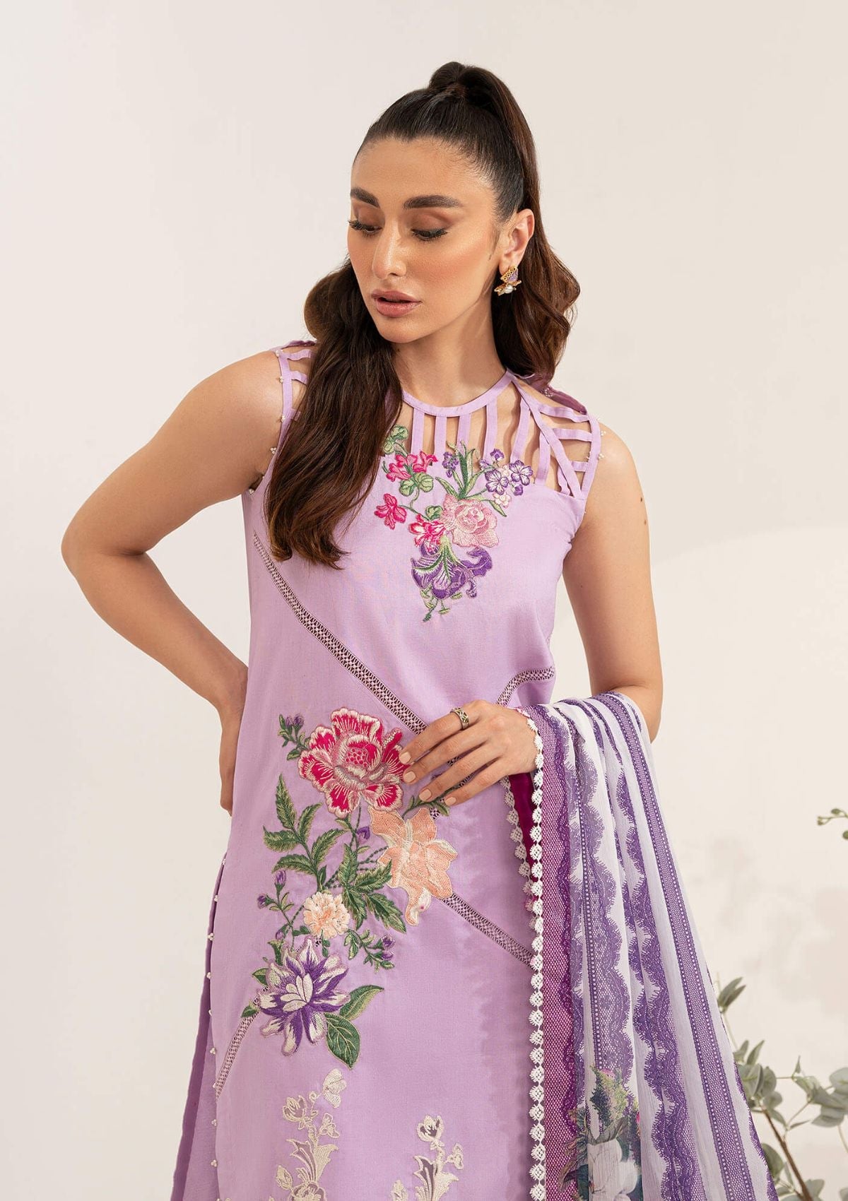 Lawn Collection - Asifa & Nabeel - Leia - LL#14 POPPY